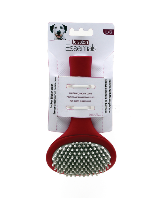 Le Salon Essentials Dog Rubber Slicker Brush Large