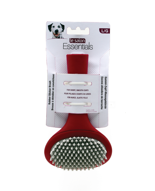 Le Salon Essentials Dog Rubber Slicker Brush Large