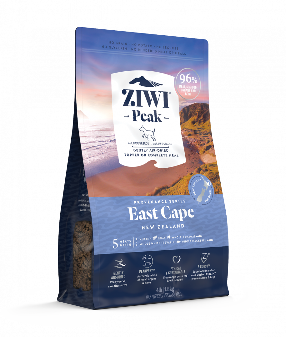 Ziwi Peak Air Dried East Cape Dog 900g Dog & Puppy Food Online Pet