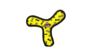 Tuffy Ultermate Boomerang Yellow