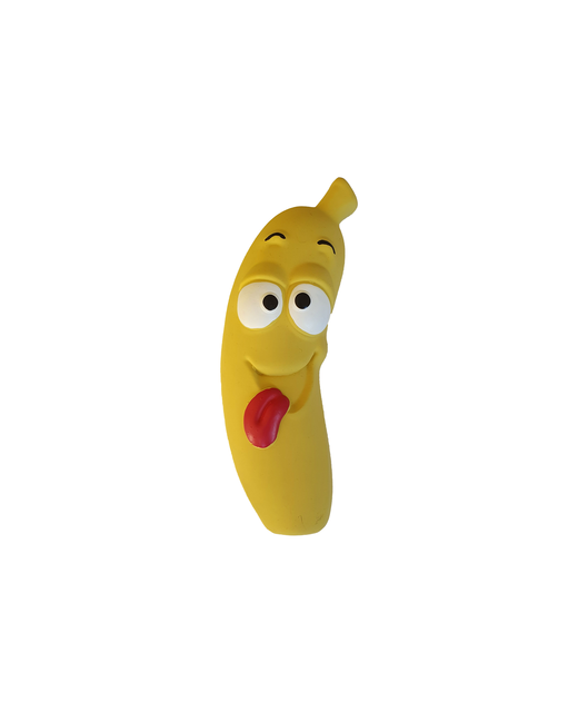 Latex Squeaky Grunter Banana 20cm
