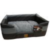 Brooklands Rectangle Fabric Bed Grey Medium
