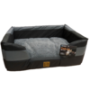 Brooklands Rectangle Fabric Bed Grey Large