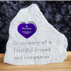 Memorial Rock Heart Grey