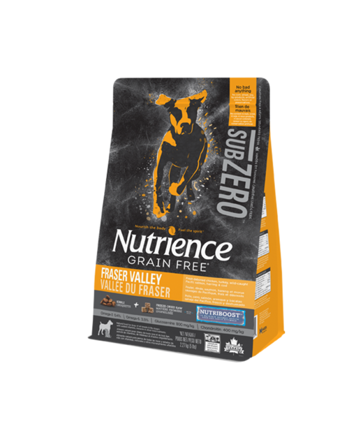 Nutrience Subzero Grain Free Dog 2.27kg Fraser Valley