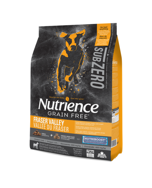 Nutrience Subzero Grain Free Dog 5kg Fraser Valley