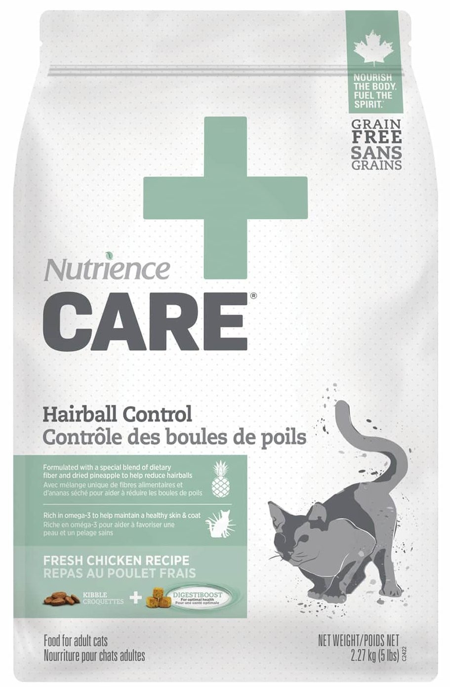 Senior cat food hairball control top