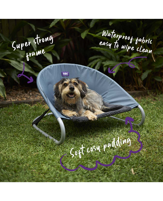 Kazoo Sleepin' Round Dog Outdoor Bed Medium Dog & Puppy Bedding