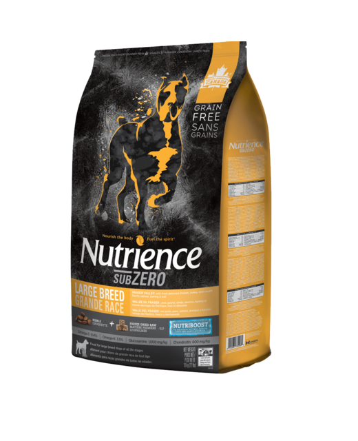 Nutrience SubZero Grain Free Large Breed Dog 10kg Fraser Valley