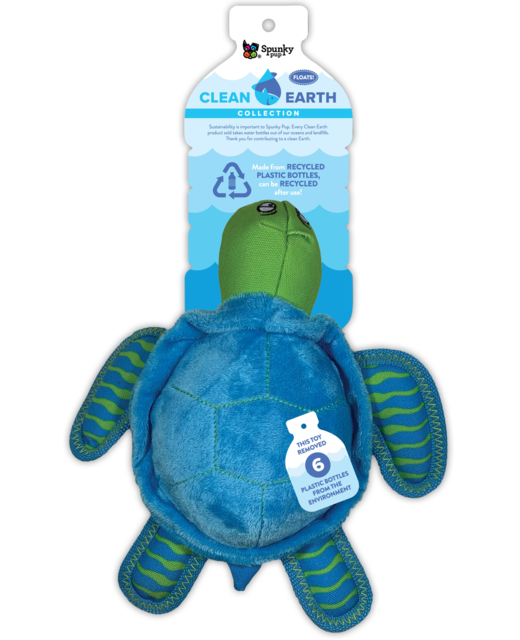 Spunky Pup Clean Earth Turtle Small