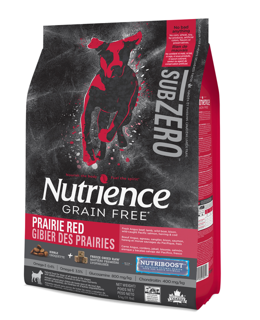 Nutrience Subzero Grain Free Dog 5kg Prairie Red
