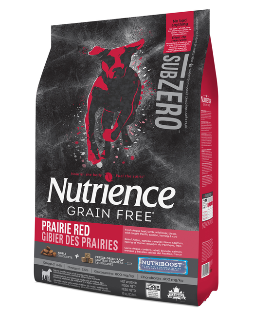 Nutrience Subzero Grain Free Dog 10kg Prairie Red