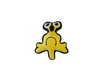 Indie & Scout Tough Monster Yellow Dog Toy