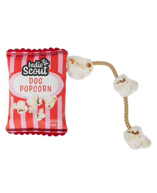 Indie & Scout Plush Popcorn Dog Toy 20x13x35cm