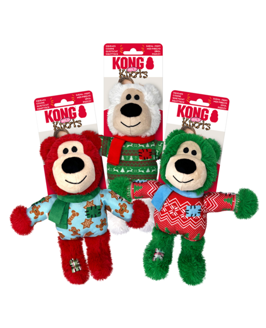 Kong Holiday Wild Knots Bear S/M