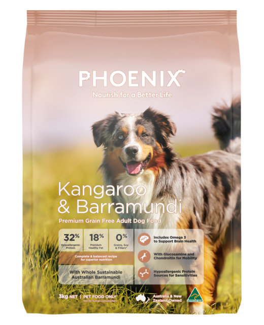 Phoenix Kangaroo & Barramundi  13kg 