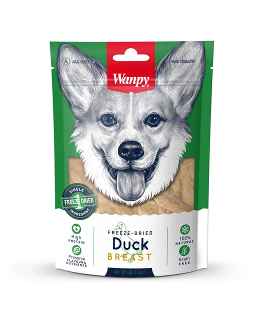 Wanpy Dog - Freeze Dried Duck Breast 40g