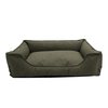 Canvas Sofa Bed Green 91x69cm