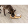 Trixie Ceramic Bowls with Bamboo Stand - 12cm x 2
