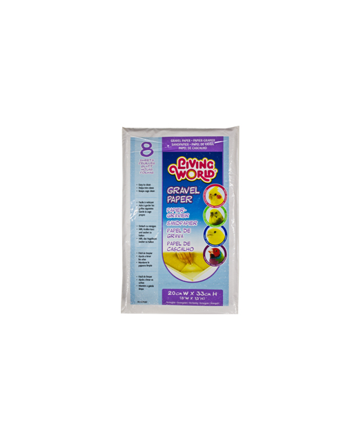 LW Gravel Paper Rectangular 20x33cm 8pk