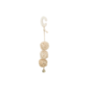 3 Rattan Balls with Bell 24cm