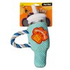 Dog Plush Blue Bottle With Straw 15x28cm
