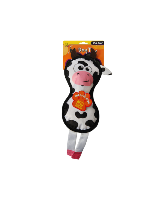 Dog Toy Cow with Squeaker 42cmH