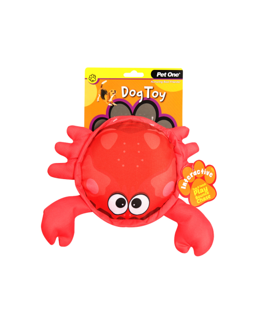 Dog Toy Crab with Big Squeaker 24x26cm