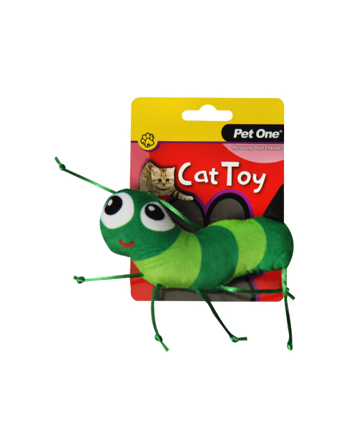 Cat Toy Green Ant With String 6.5cm 