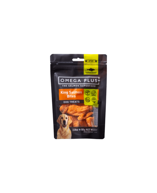 King Salmon Bite Dog Treats 170g