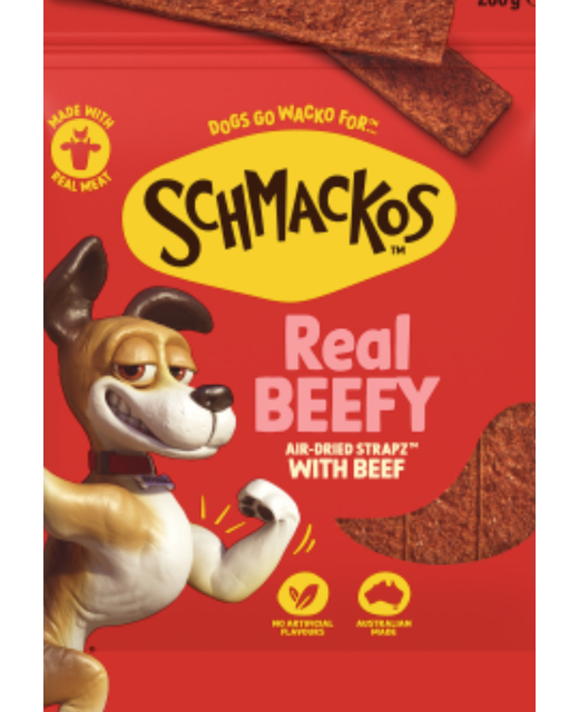 Schmackos Real Beefy Straps 200g