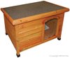 Pet One Kenne Large - Bavarian Timber Flat Roof 115.7x78.5x82cm 