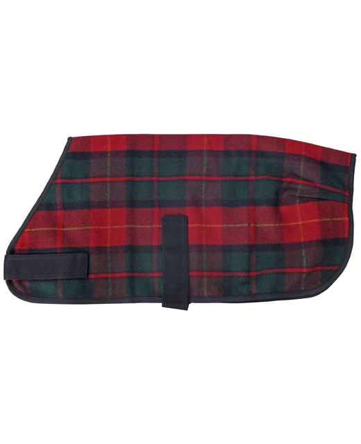 Double Hill Tartan Wool Coat 40cm 