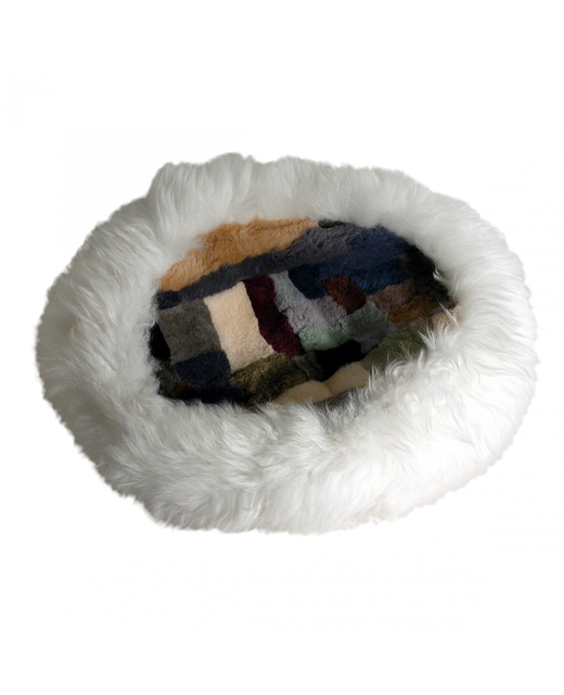 MI WOOLLIES -  Sheepskin Bed Cat 50 x 40cm