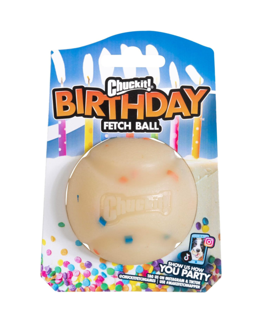 Chuckit Birthday Fetch Ball Medium 