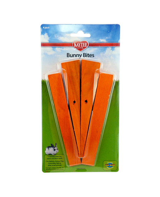 Kaytee Chew Toy Bunny Bites 4pk