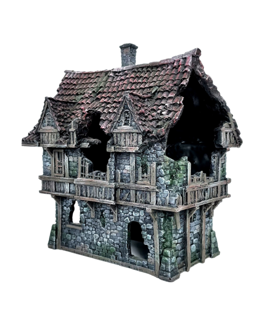 AquaWorld Abandoned House 19x12.5x22.5cm