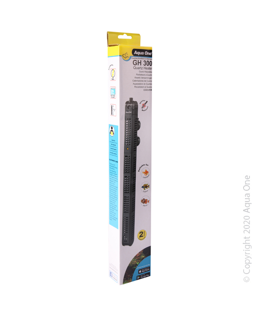 AquaOne 300w GH 300 Quartz Glass Heater