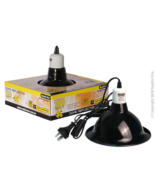Reptile One Heat Lamp Holder Ceramic Suit Up To 100W E27 Screw Fitting