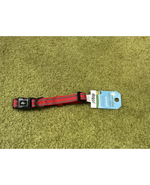 Doggo Red Reflective Collar Small 25-35cm