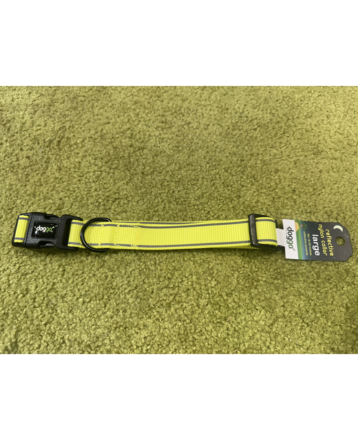 Doggo Neon Reflective Collar Large 45-65cm