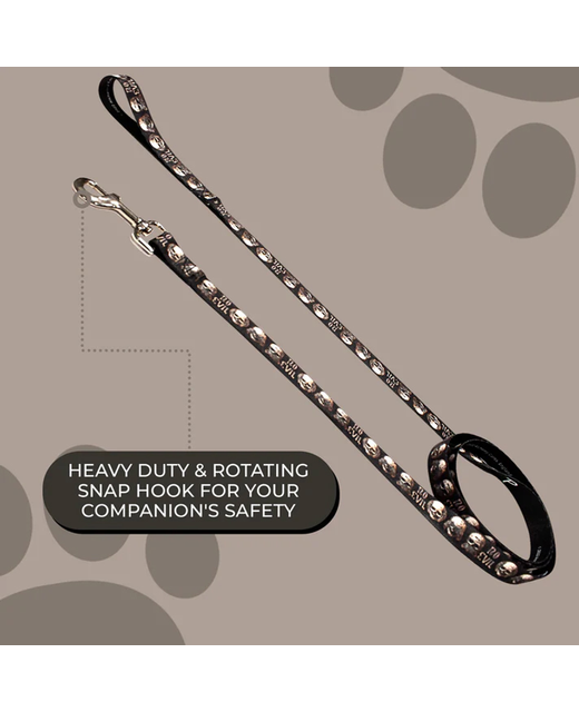 ACDC Black & White Logo Lead 183cm