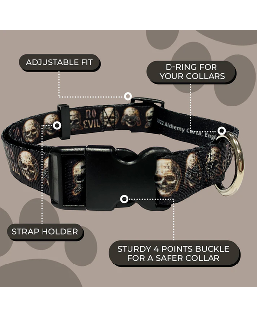 Alchemy No Evil Collar - Med 34-56cm