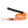 Red Dingo Dog Lead Reflective Ziggy Orange Small 12mm x 1.2m