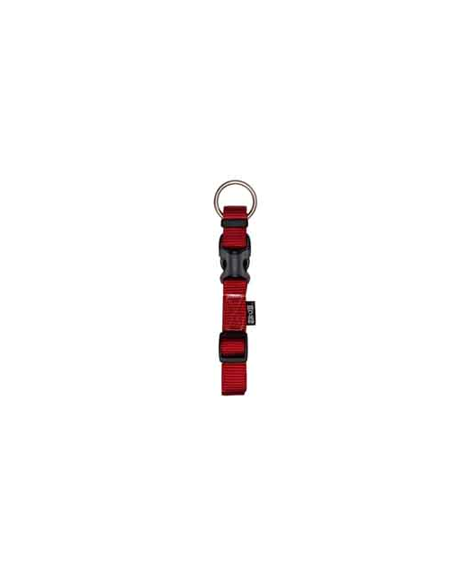 Zeus Adjustable Collar X-Large Deep Red 2.5cm x 42-65cm
