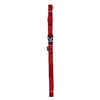 Zeus Nylon Lead Med Deep Red 1.5cm x 1.2m