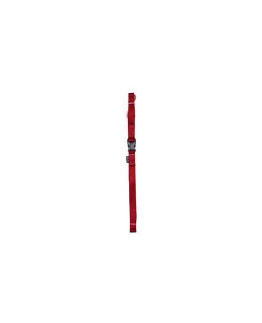Zeus Nylon Lead Small Deep Red 1cm x 1.2m