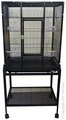 Avi One Bird Cage - 603 Square Black 65L X 43.5W X 137h/cm