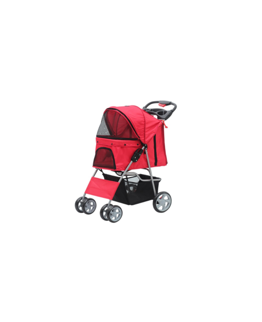 Pawise Pet Stroller Red