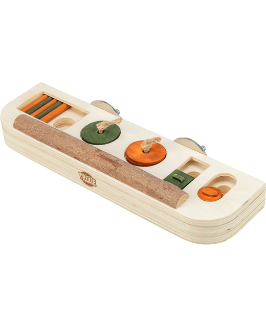 Wooden Interactive Toy for Birds & Small Animals 